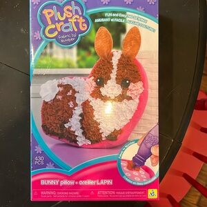 New plush craft by number, bunny pillow